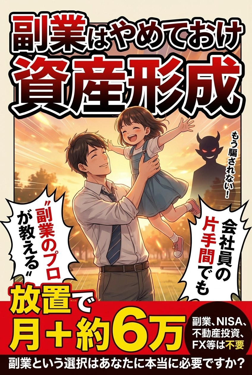 書籍『副業はやめておけ 資産形成』表紙